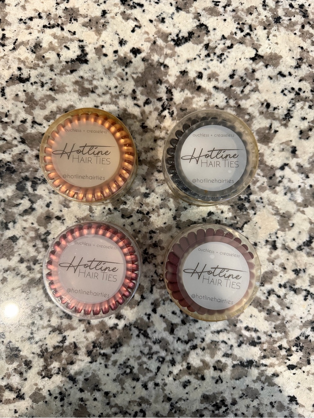 Four 3 Packs - Assorted Metallic Rose, Gold, Gray, Mauve